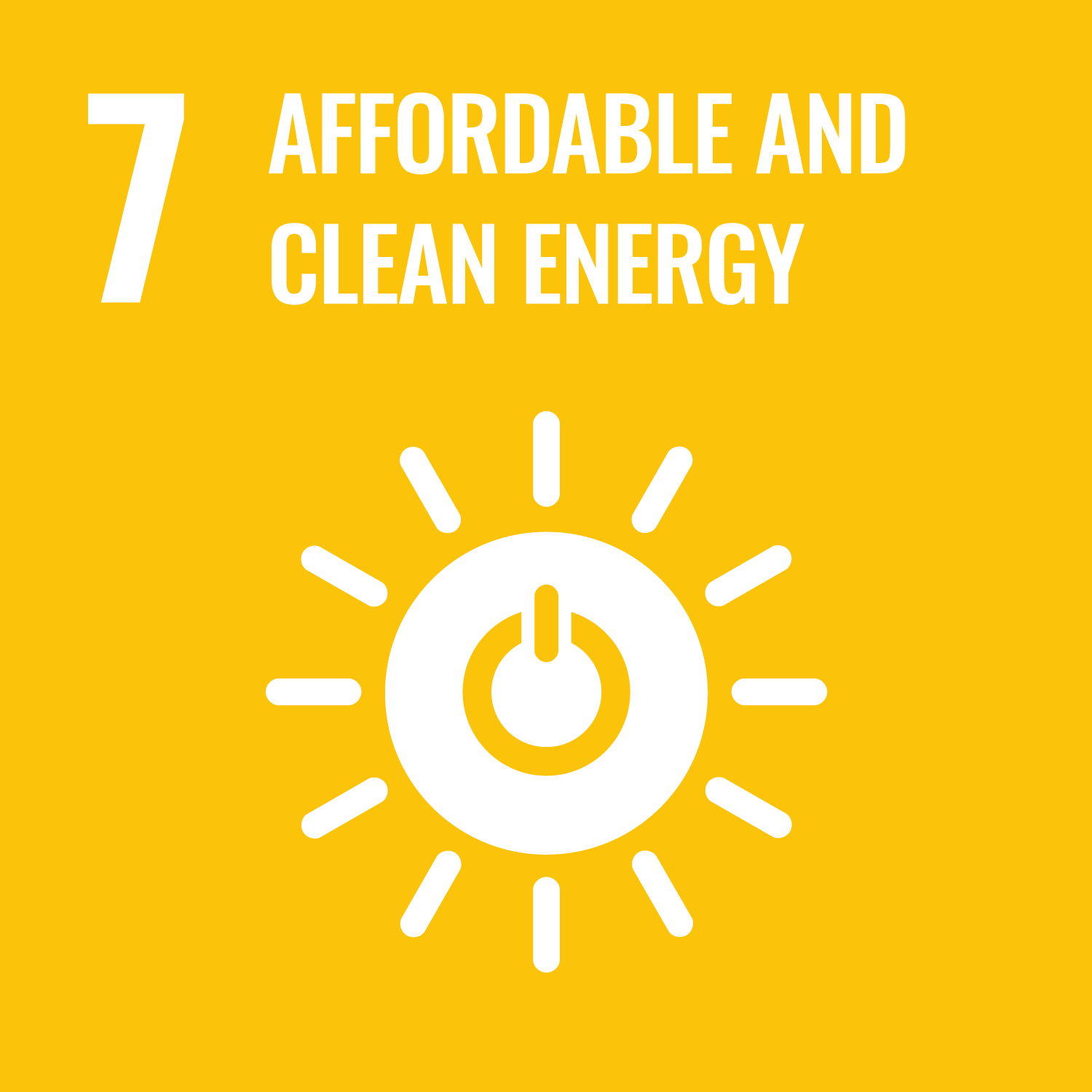 Sustainable Development Goals: Goal 7: Affordable and Clean Energy